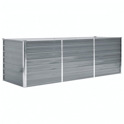 Plantenbak Verhoogd Gegalvaniseerd Staal 240 x 80 x 77 cm