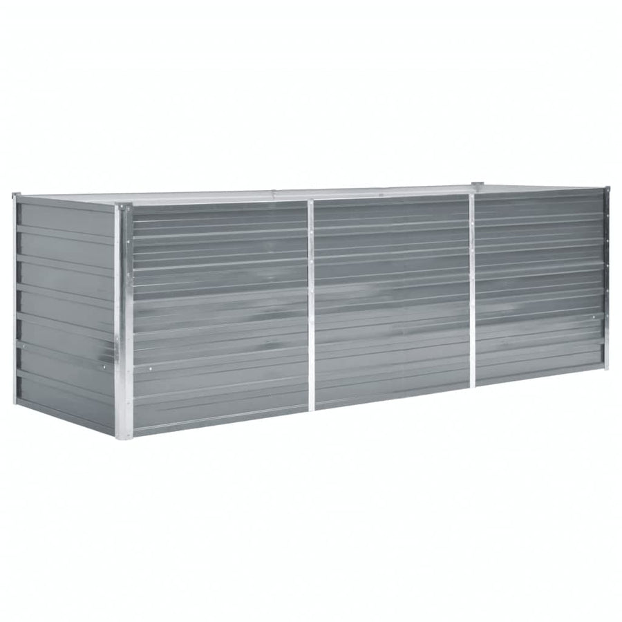 Plantenbak Verhoogd Gegalvaniseerd Staal 240 x 80 x 77 cm