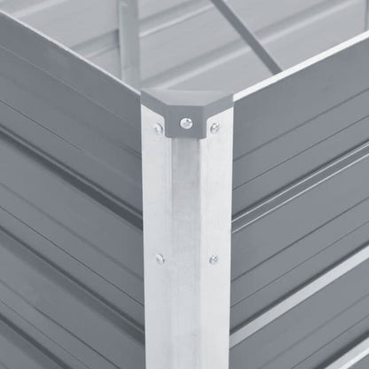 Plantenbak Verhoogd Gegalvaniseerd Staal 240 x 80 x 77 cm