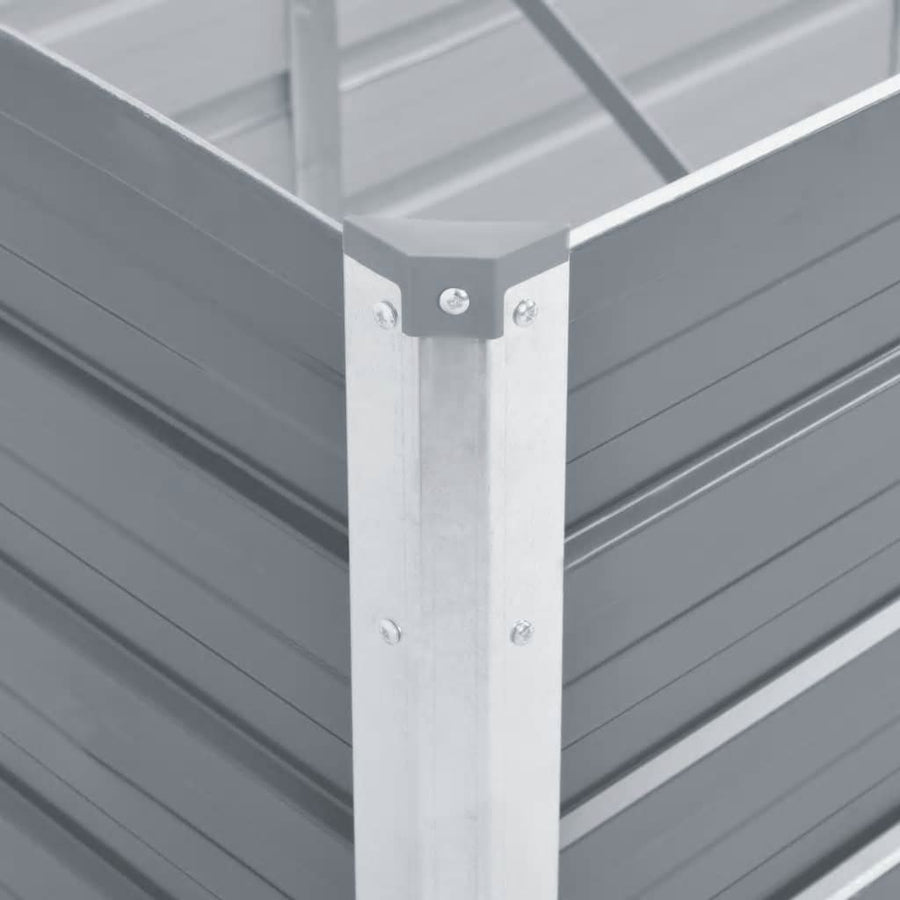 Plantenbak Verhoogd Gegalvaniseerd Staal 240 x 80 x 77 cm
