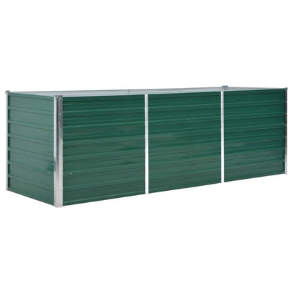 Plantenbak Verhoogd Gegalvaniseerd Staal 240 x 80 x 77 cm