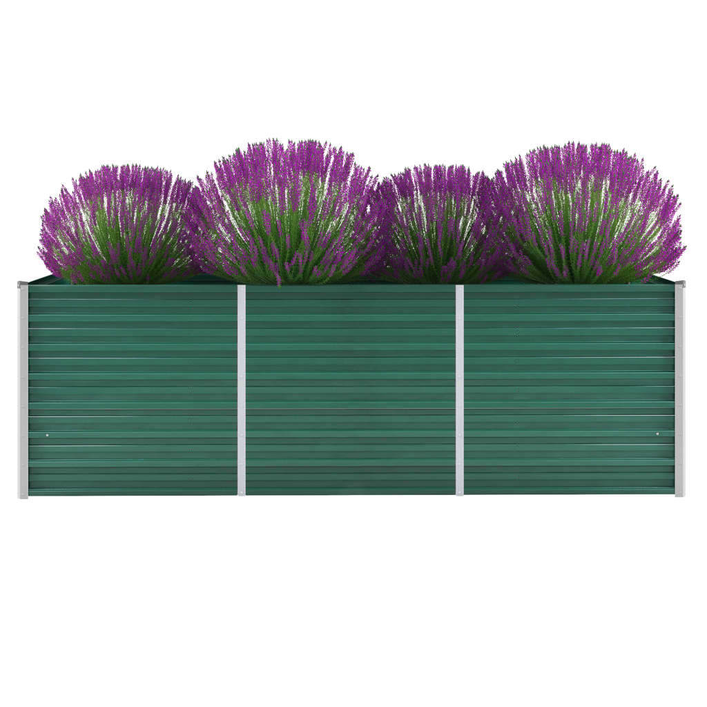 Plantenbak Verhoogd Gegalvaniseerd Staal 240 x 80 x 77 cm