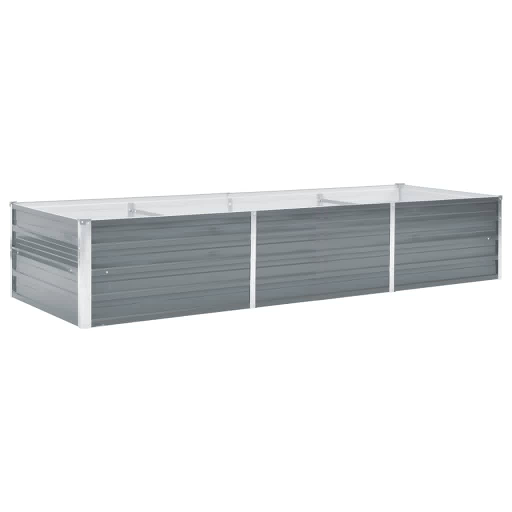 Plantenbak Verhoogd Gegalvaniseerd Staal 240 x 80 x 45 cm