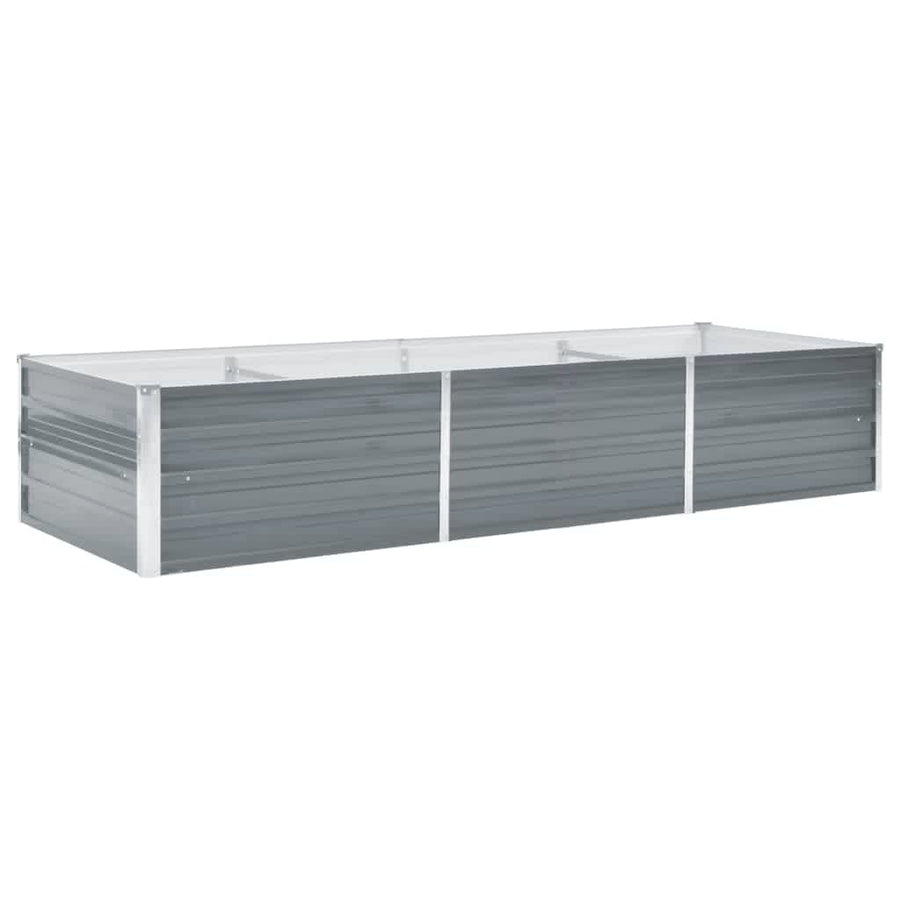 Plantenbak Verhoogd Gegalvaniseerd Staal 240 x 80 x 45 cm