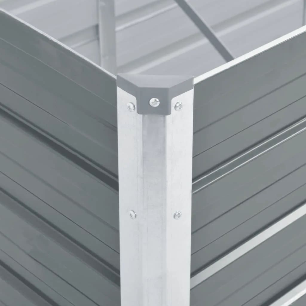 Plantenbak Verhoogd Gegalvaniseerd Staal 240 x 80 x 45 cm