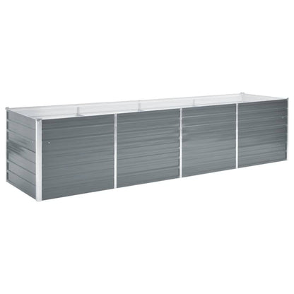 Plantenbak Verhoogd Gegalvaniseerd Staal 320 x 80 x 77 cm