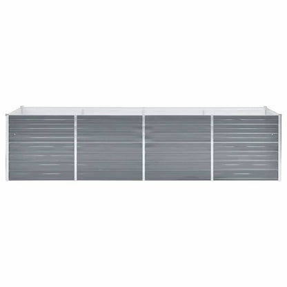 Plantenbak Verhoogd Gegalvaniseerd Staal 320 x 80 x 77 cm