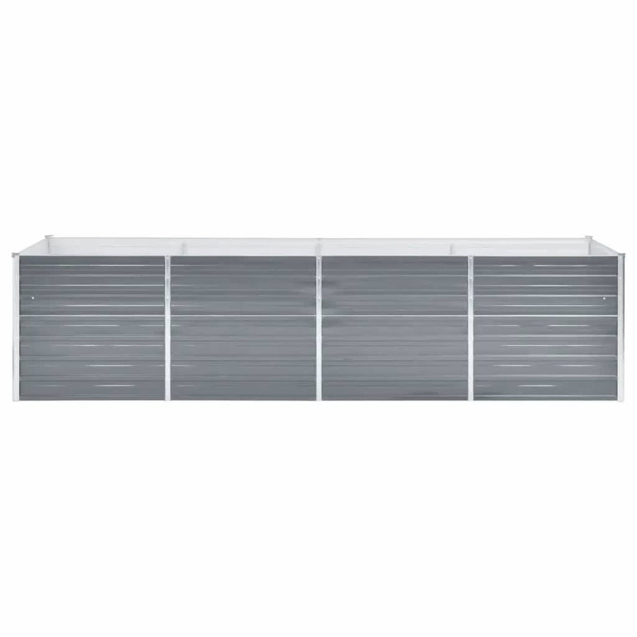 Plantenbak Verhoogd Gegalvaniseerd Staal 320 x 80 x 77 cm