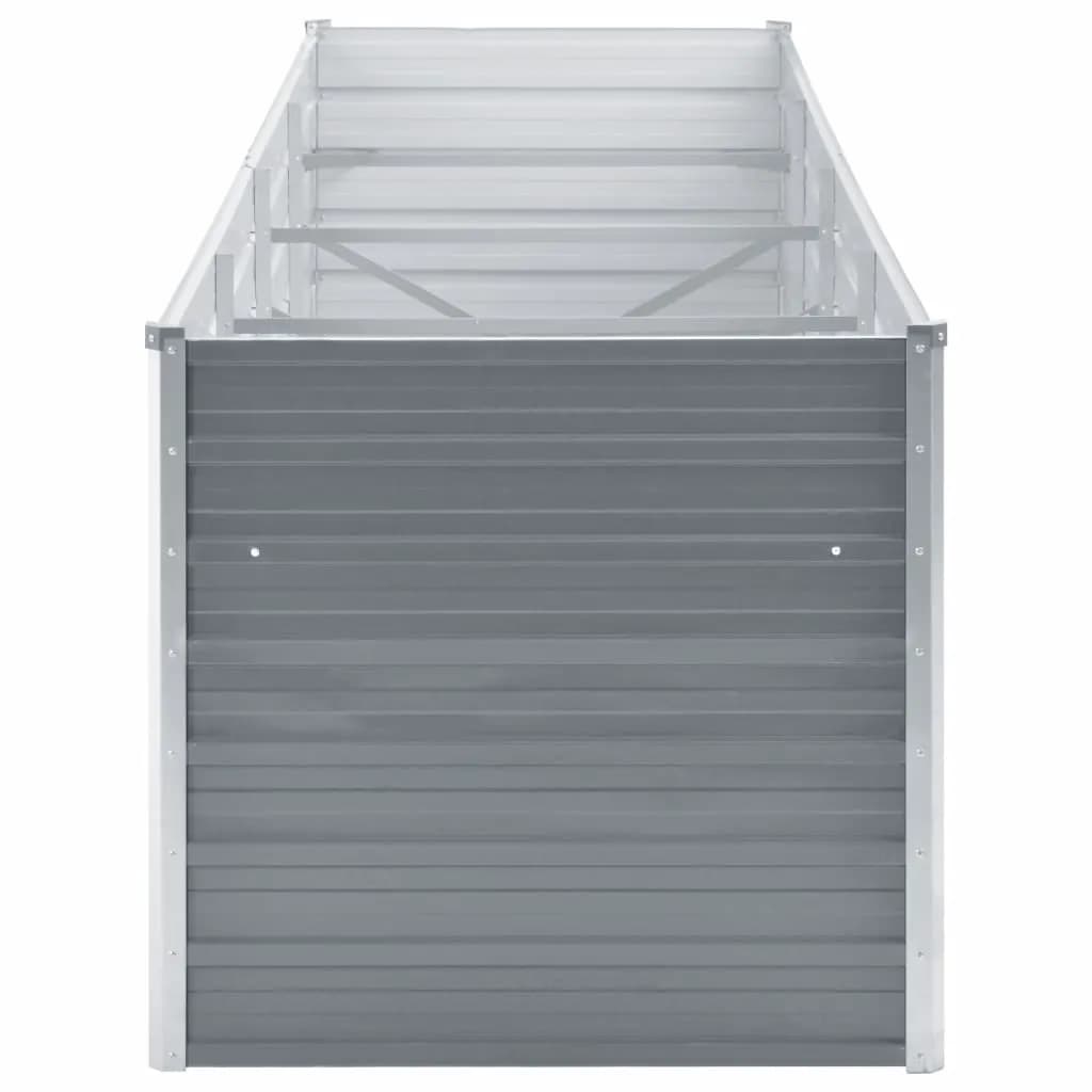 Plantenbak Verhoogd Gegalvaniseerd Staal 320 x 80 x 77 cm