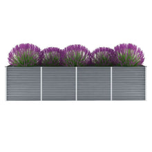 Plantenbak Verhoogd Gegalvaniseerd Staal 320 x 80 x 77 cm