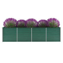 Plantenbak Verhoogd Gegalvaniseerd Staal 320 x 80 x 77 cm