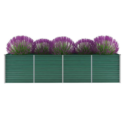 Plantenbak Verhoogd Gegalvaniseerd Staal 320 x 80 x 77 cm