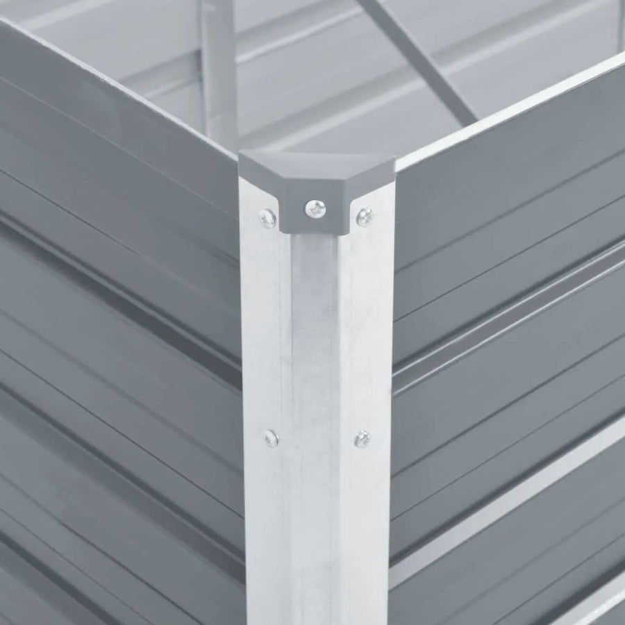 Plantenbak Verhoogd Gegalvaniseerd Staal 320 x 80 x 45 cm