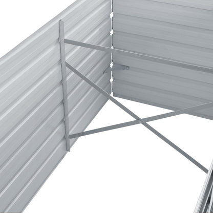 Plantenbak Verhoogd Gegalvaniseerd Staal 320 x 80 x 45 cm
