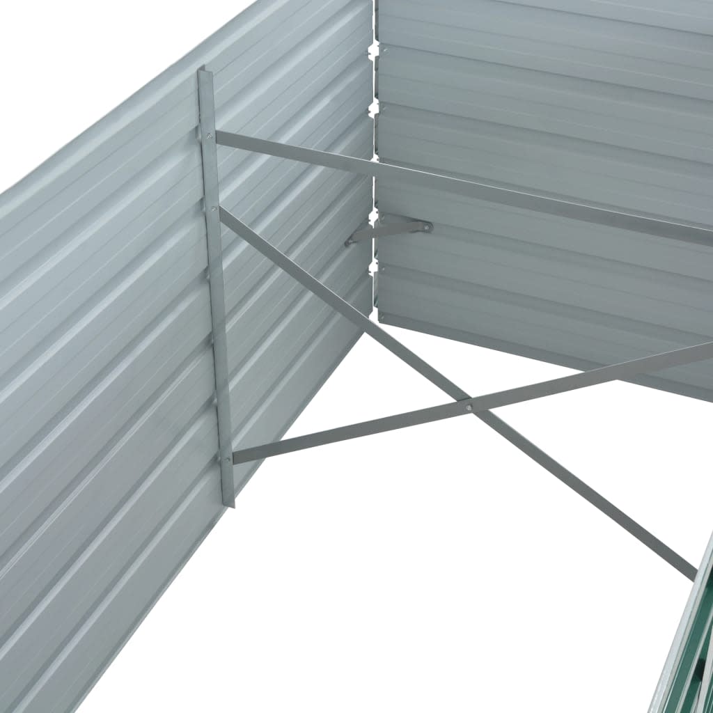 Plantenbak Verhoogd Gegalvaniseerd Staal 320 x 80 x 45 cm