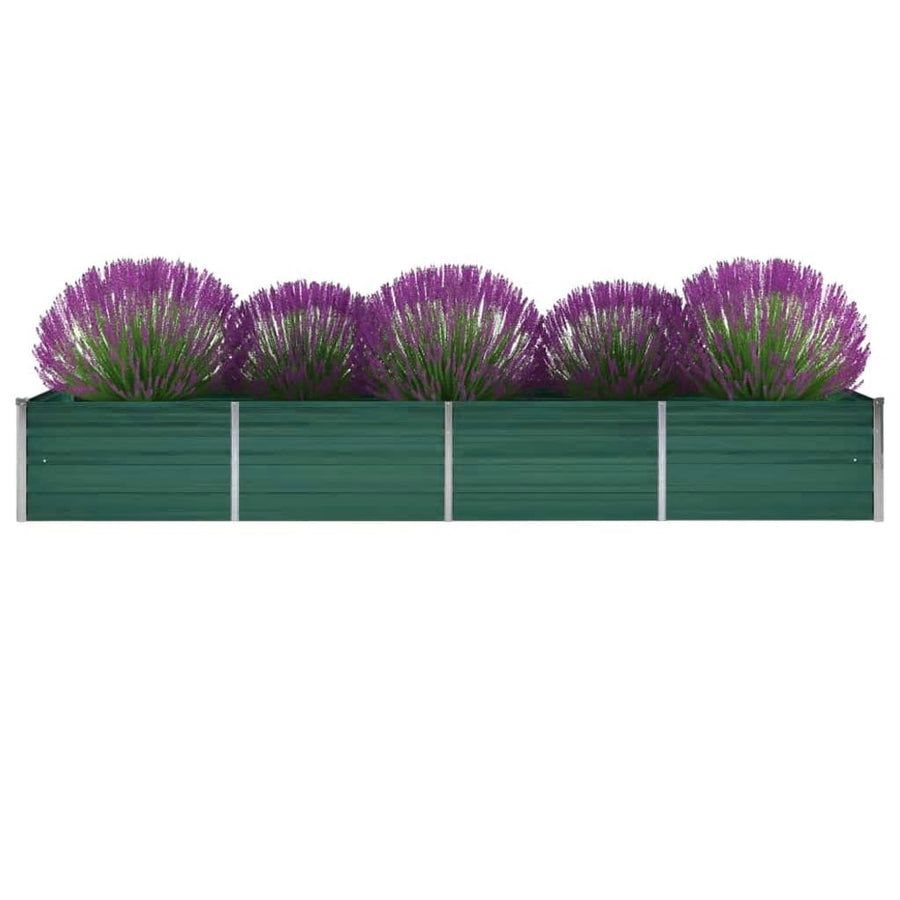 Plantenbak Verhoogd Gegalvaniseerd Staal 320 x 80 x 45 cm