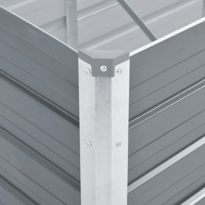 Plantenbak Verhoogd Gegalvaniseerd Staal 100 x 40 x 77 cm