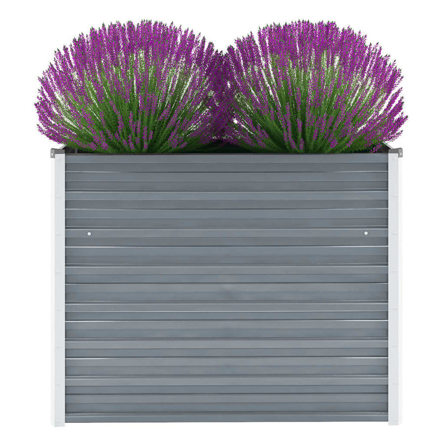 Plantenbak Verhoogd Gegalvaniseerd Staal 100 x 40 x 77 cm