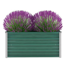 Plantenbak Verhoogd Gegalvaniseerd Staal 100 x 40 x 45 cm