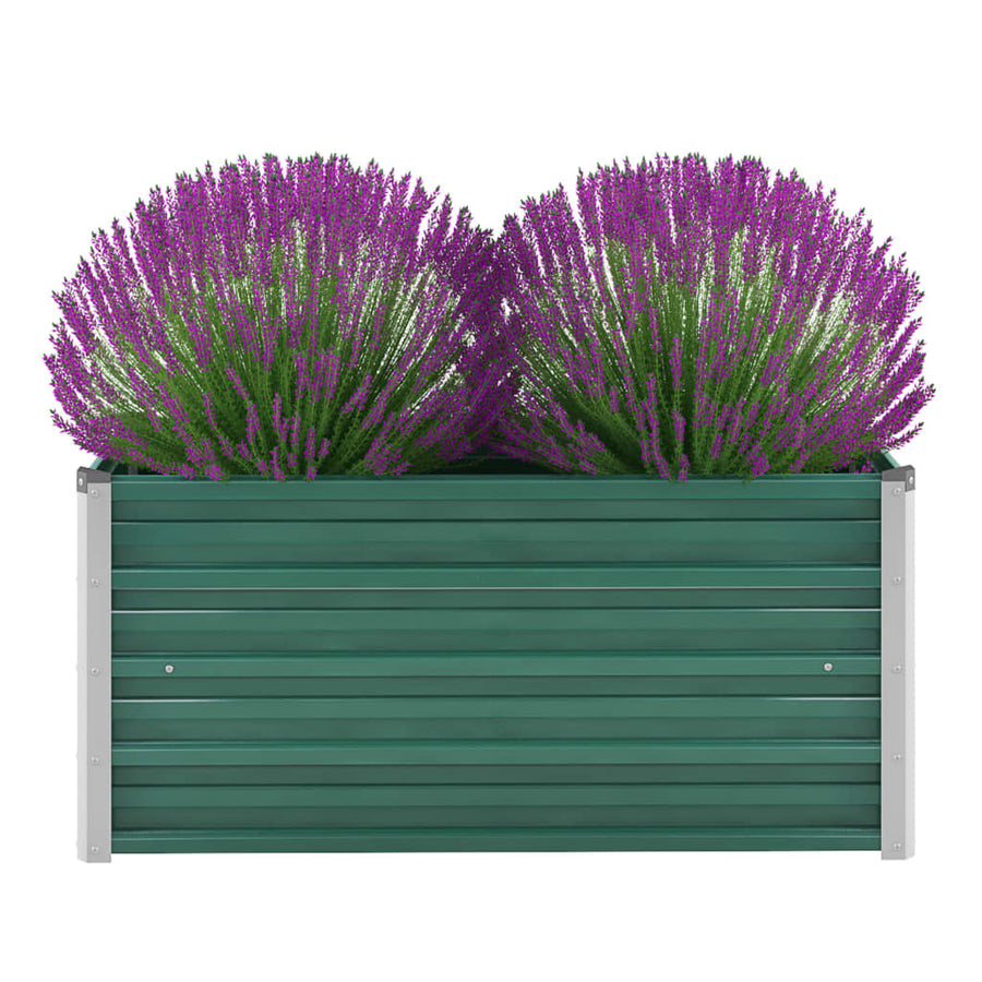 Plantenbak Verhoogd Gegalvaniseerd Staal 100 x 40 x 45 cm