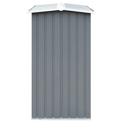 Haardhoutschuur 330X92X153 Cm Gegalvaniseerd Staal Grijs