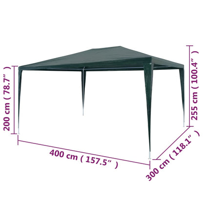 Partytent Pe 3 x 4 m Groen