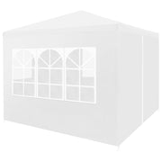 Partytent 3x3 m wit PE staal
