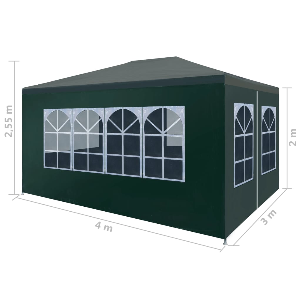 Partytent 3x4 m groen 3 x 4 m Groen