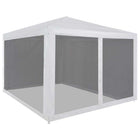 Party tent with 4 mesh side walls 3x3 m