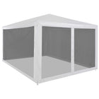 Party tent with 4 mesh sidewalls 4x3 m