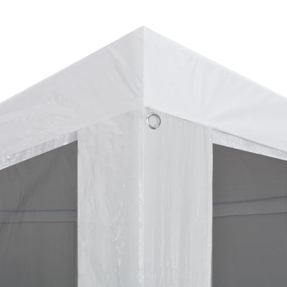 Partytent Met 6 Mesh Zijwanden 6 x 3 m Wit