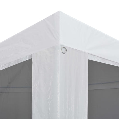 Partytent Met 10 Mesh Zijwanden 12 x 3 m Wit