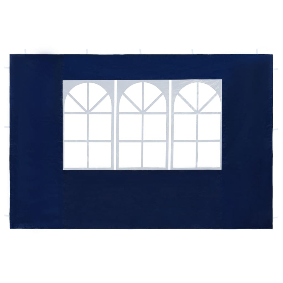 Tentwanden Met Raam Pe 2 St Blauw