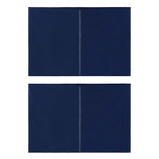 Tentwanden 2 stuks 300x195 cm blauw PE