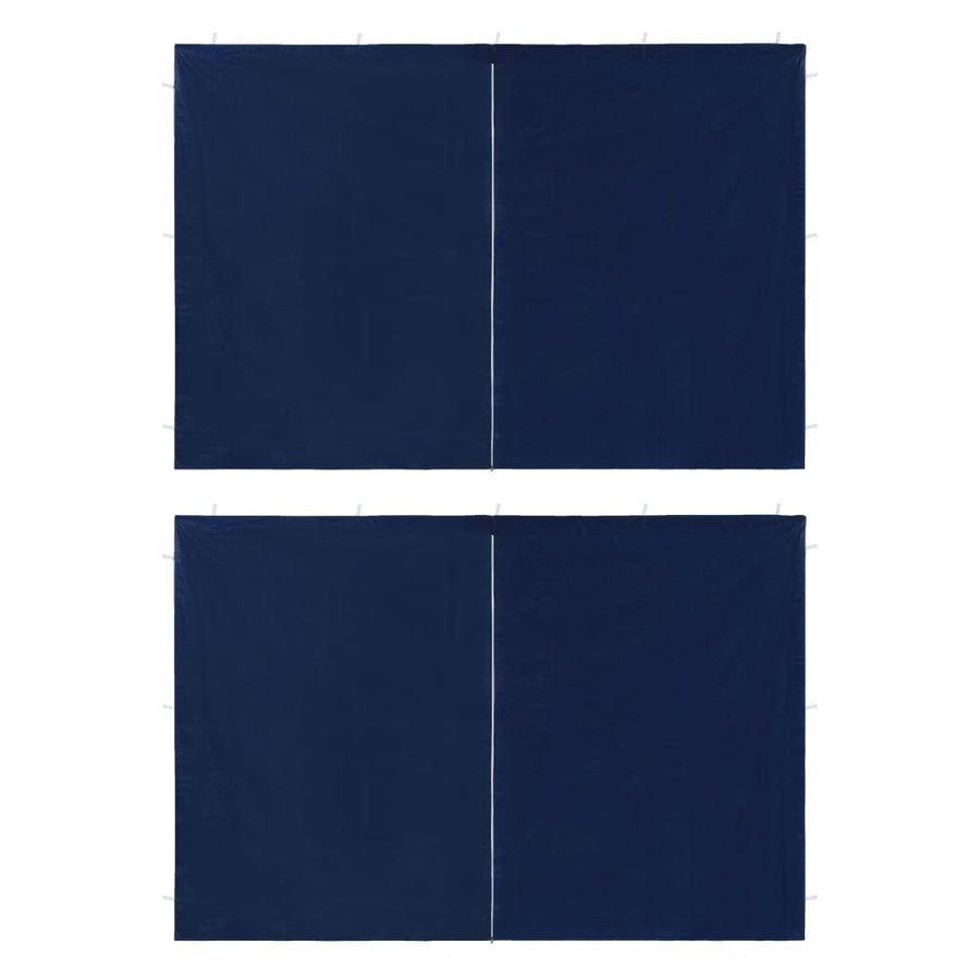 Tentwanden Met Ritssluiting Pe 2 St Blauw