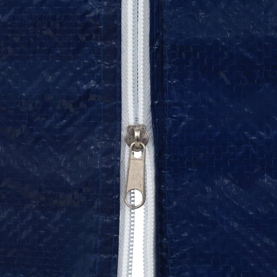 Tentwanden Met Ritssluiting Pe 2 St Blauw