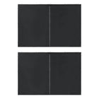 Tentwanden 2 st 300x195 cm PE antraciet