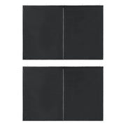 Tentwanden 2 st 300x195 cm PE antraciet