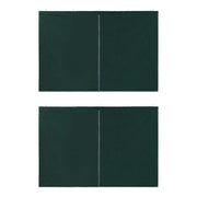 Tentwanden 2 st 300x195 cm PE groen