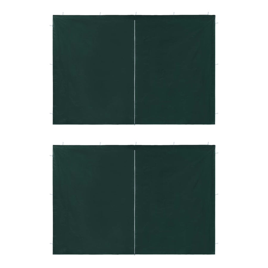 Tentwanden 2 St Met Ritssluiting Pe Groen