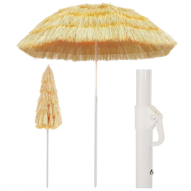 Strandparasol Hawaï Stijl Naturel 180 cm