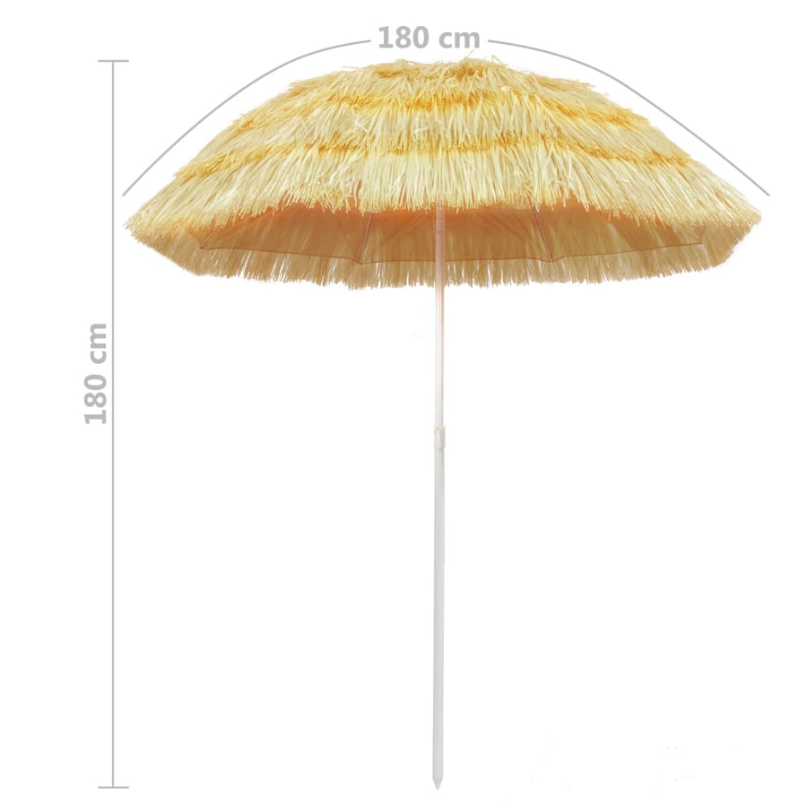 Strandparasol Hawaï Stijl Naturel 180 cm