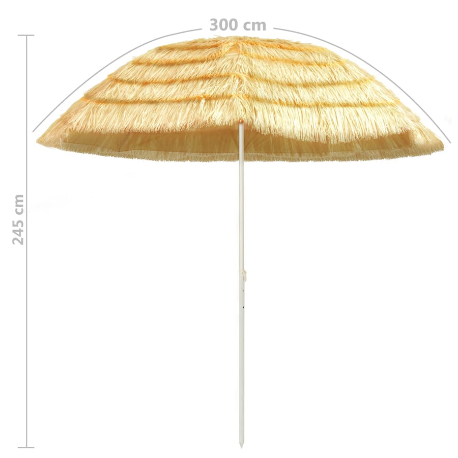 Strandparasol Hawaï Stijl Naturel 300 cm