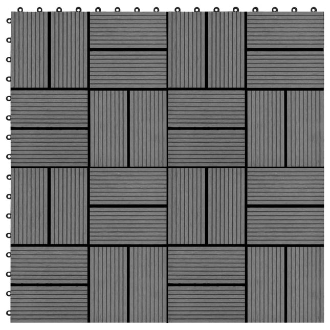 Terrastegels 30X30 Cm 1 M² Hkc St 11 Grijs Patroon 3