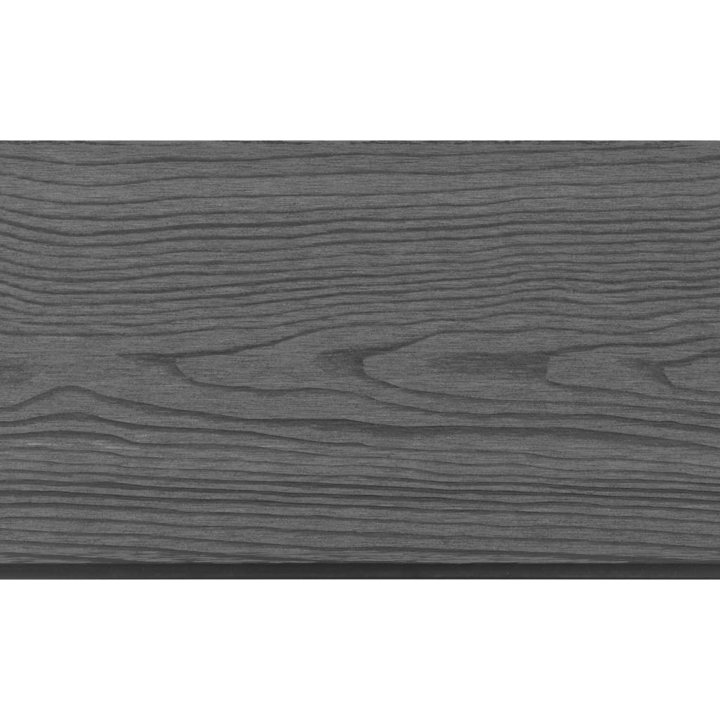 Vervangende schuttingplanken 9 st 170 cm HKC grijs Grijs