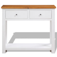 Wandtafel Massief Eikenhout 83 x 30 x 73 cm