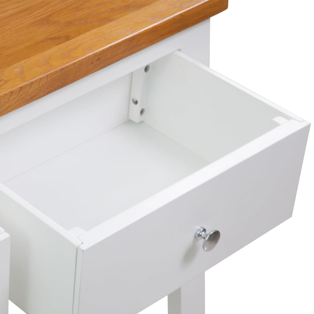 Wandtafel Massief Eikenhout 83 x 30 x 73 cm