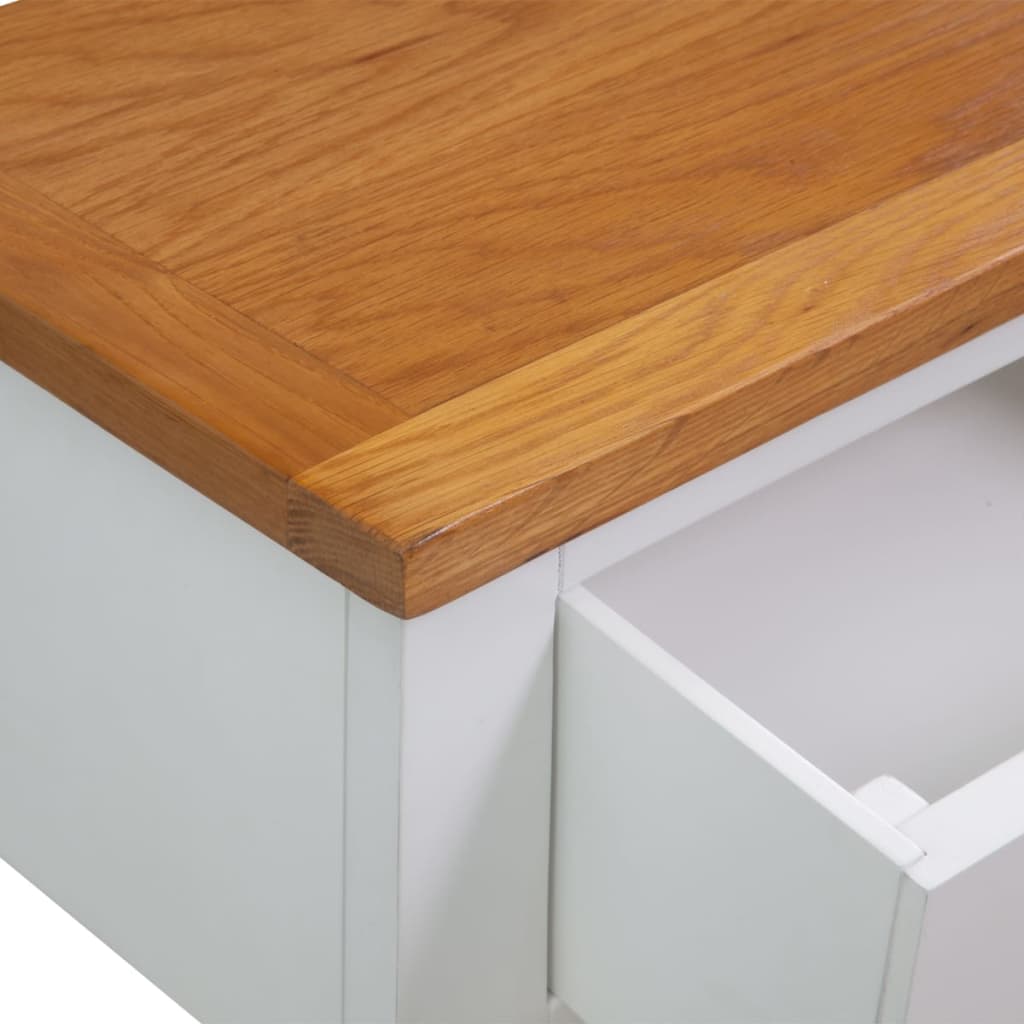 Wandtafel Massief Eikenhout 83 x 30 x 73 cm