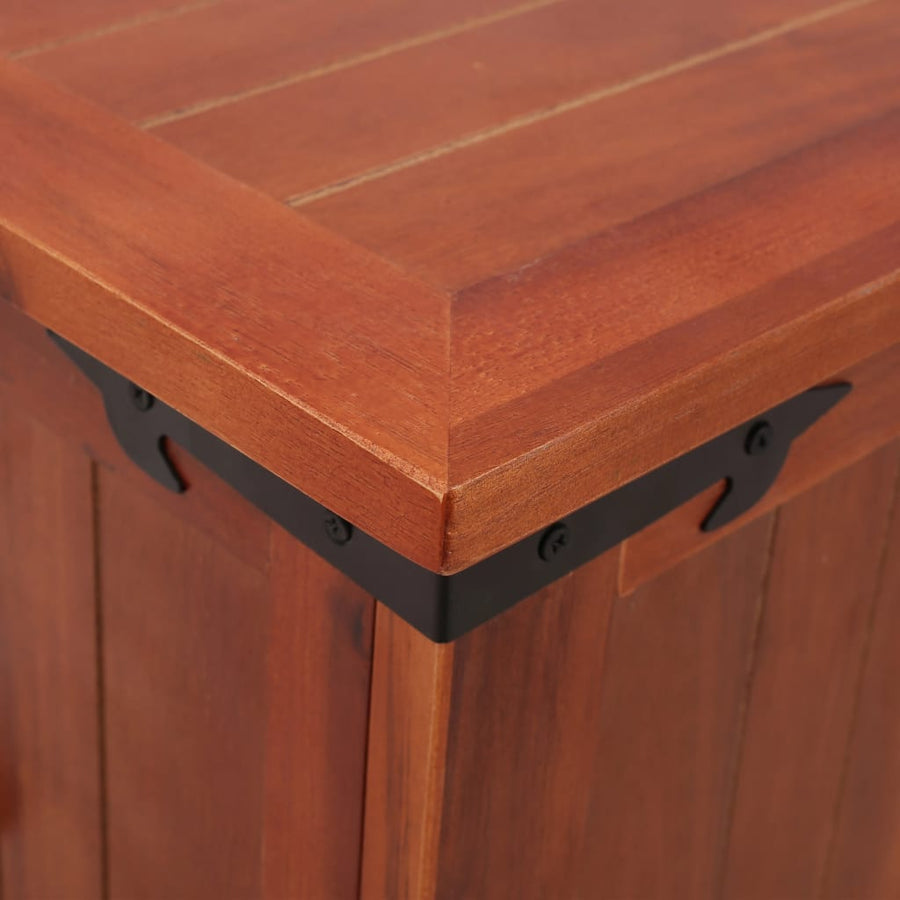 Opbergkist 60x25x22 cm massief acaciahout 60 x 25 x 22 cm