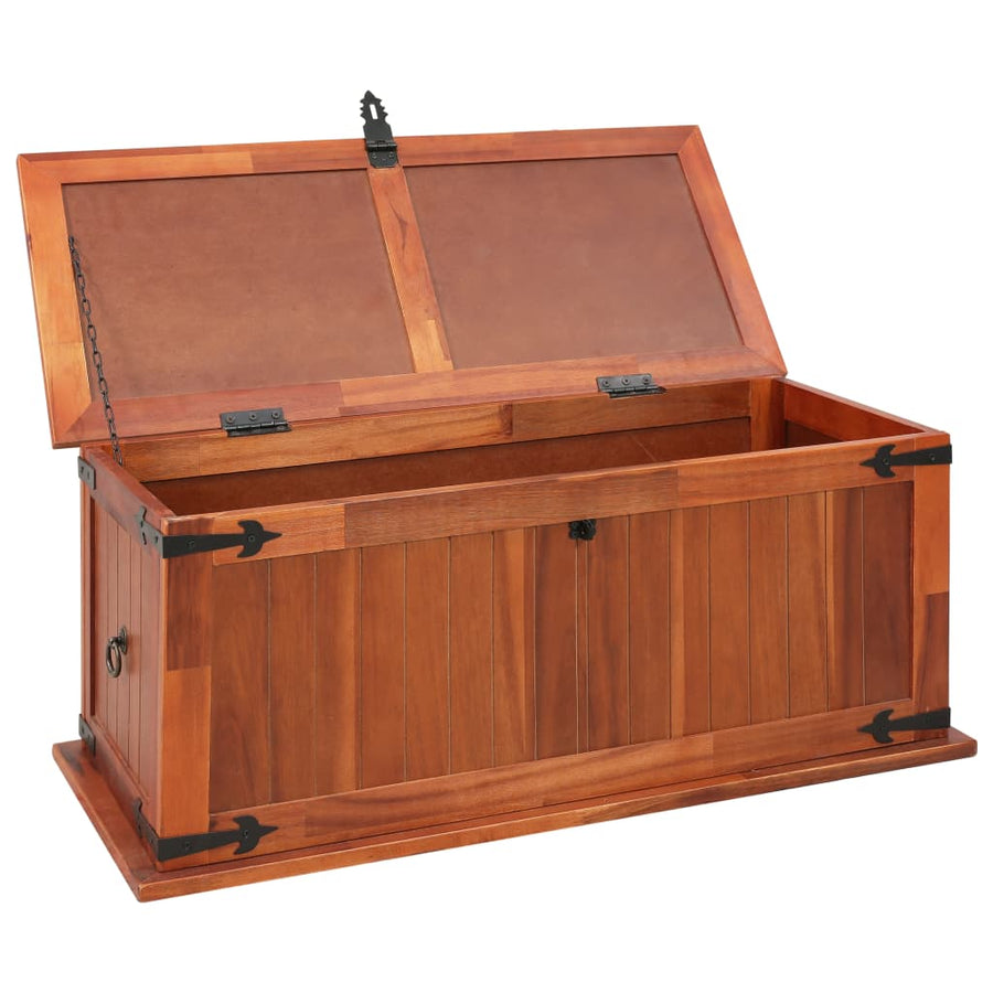 Opbergkist Massief Acaciahout 90 x 45 x 40 cm